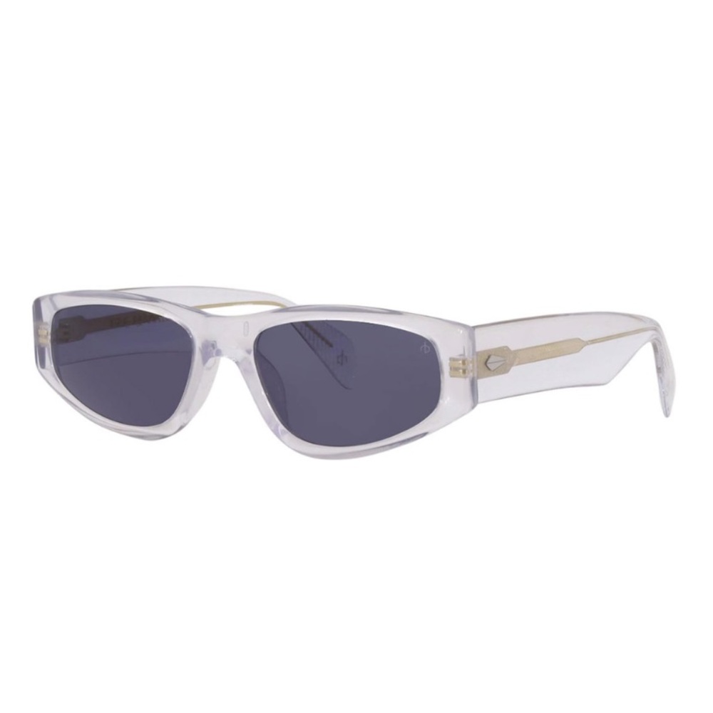 Rag & Bone Unisex Full Frame Clear/Gray Sunglasses